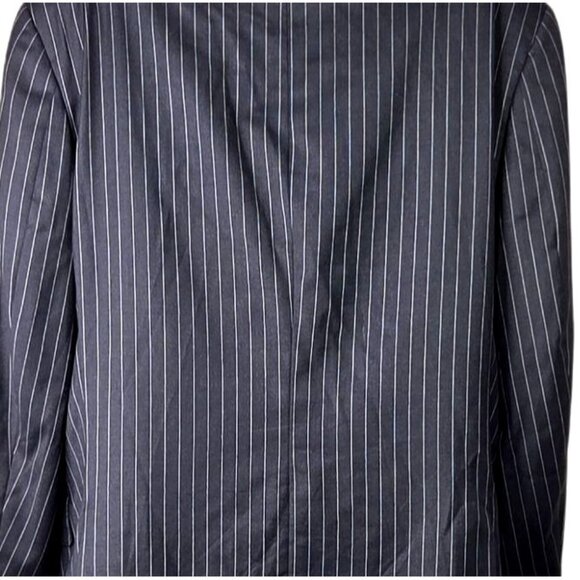 Daniel Cremieux Collection Dillards Vintage Black Pinstripe 3 Button Blazer 41R - Picture 5 of 11